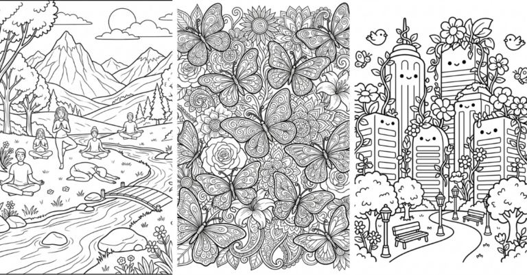 abstract coloring pages adults stress