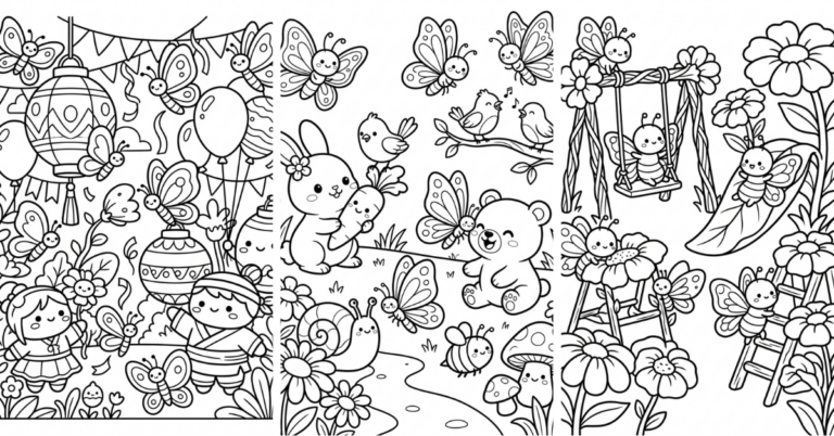 Butterfly Coloring Pages Easy & Free to Print