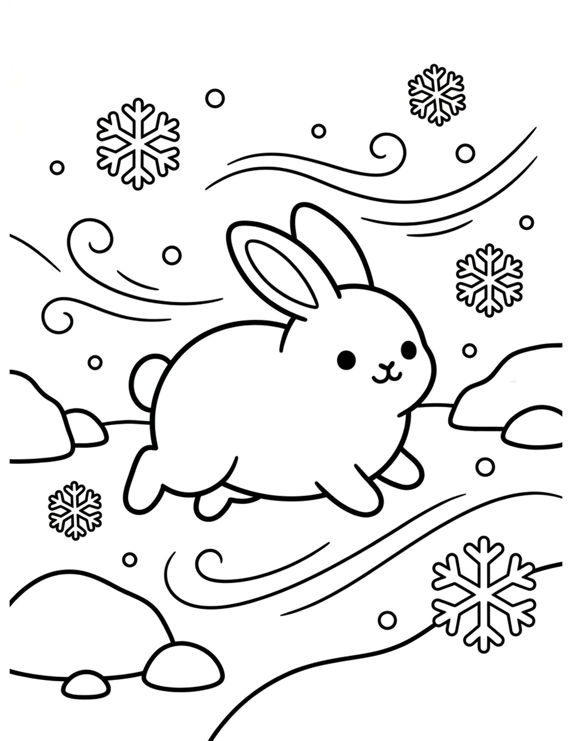 Arctic Tundra Adventure Coloring Page