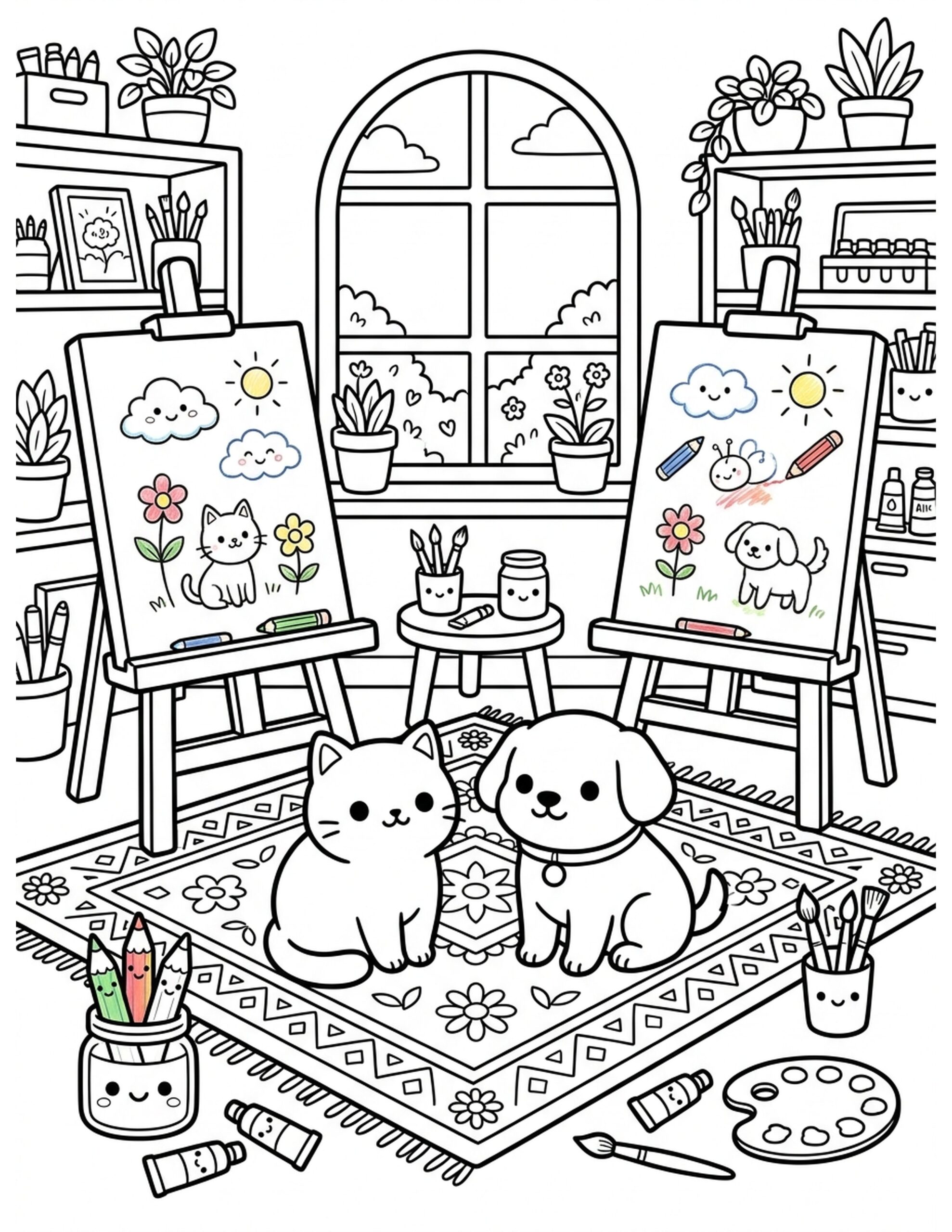Color Your Creativity Coloring Page