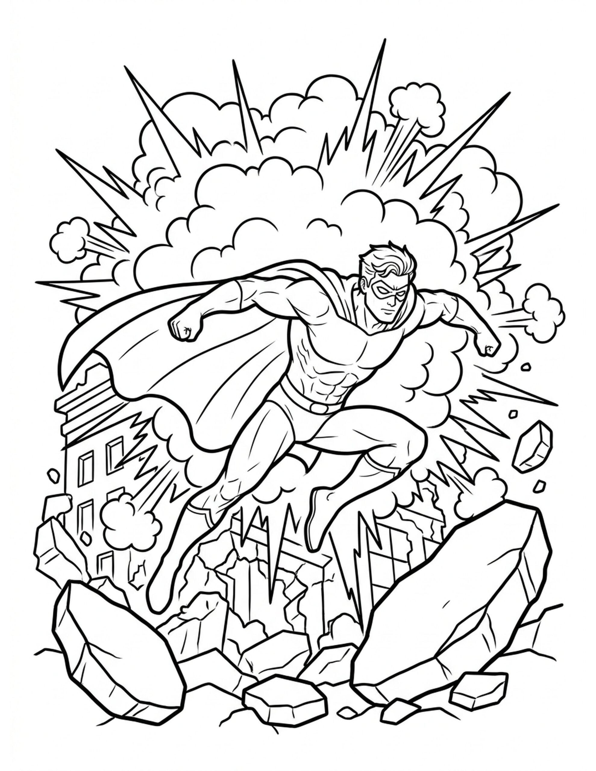 Daring Escape Coloring Page