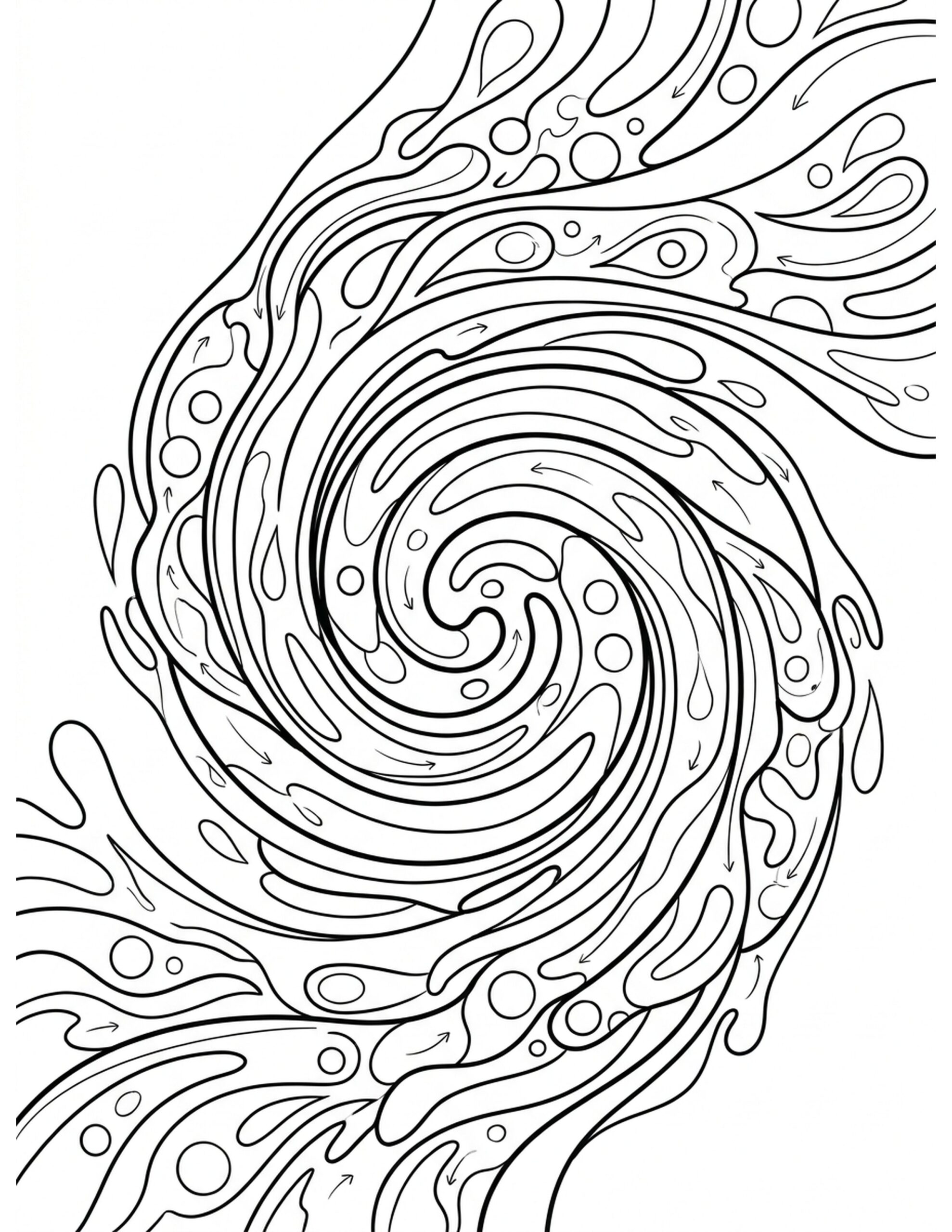 Playful Color Blending Coloring Page