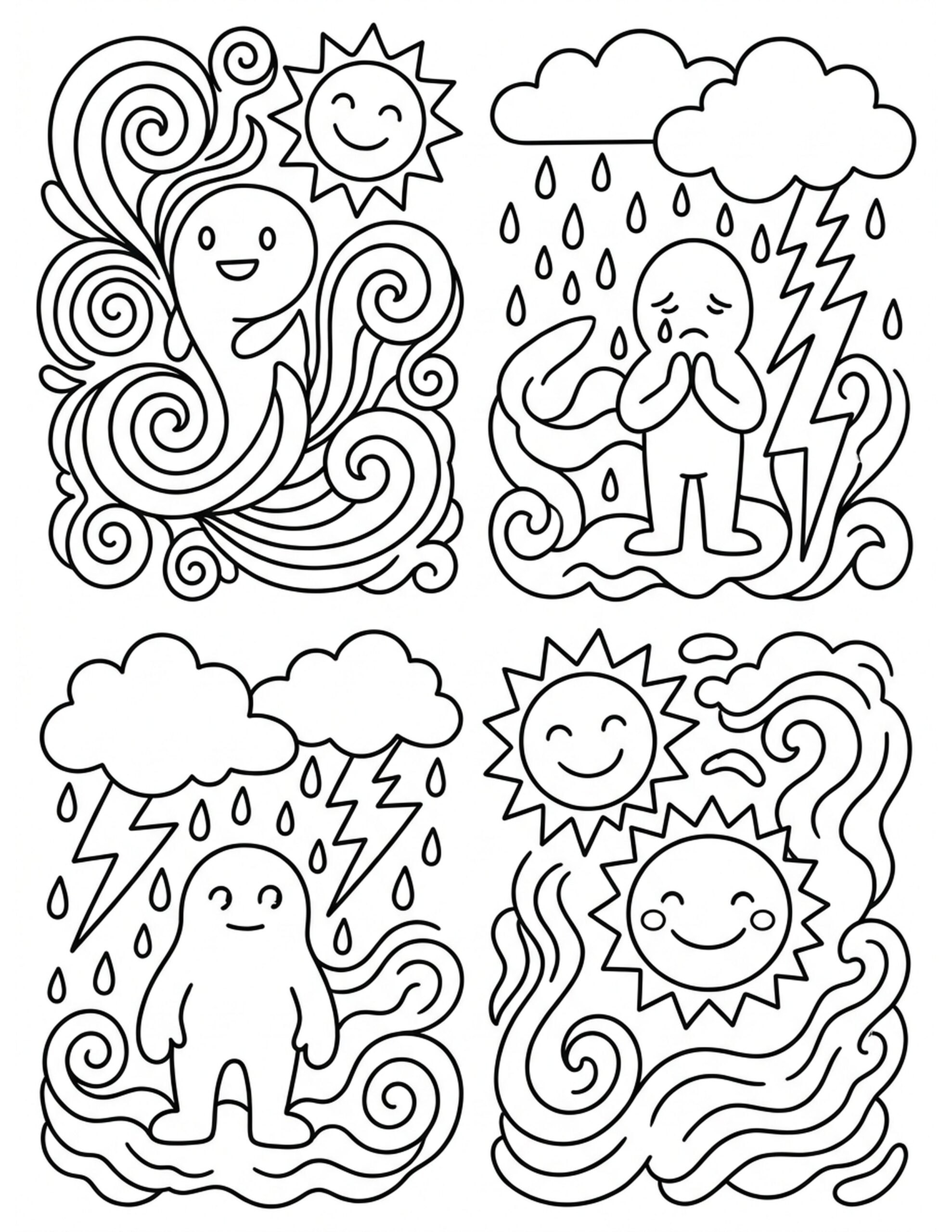Color Your Mood Coloring Page