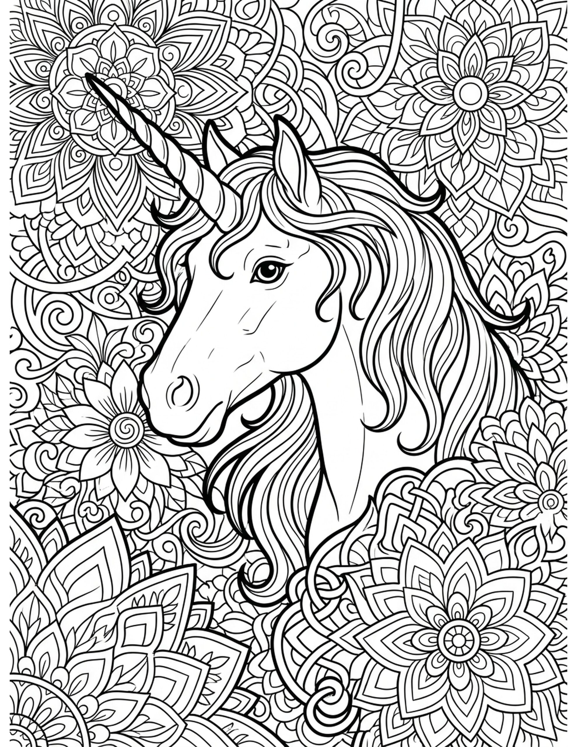 Magical Creature Color Practice Coloring Page