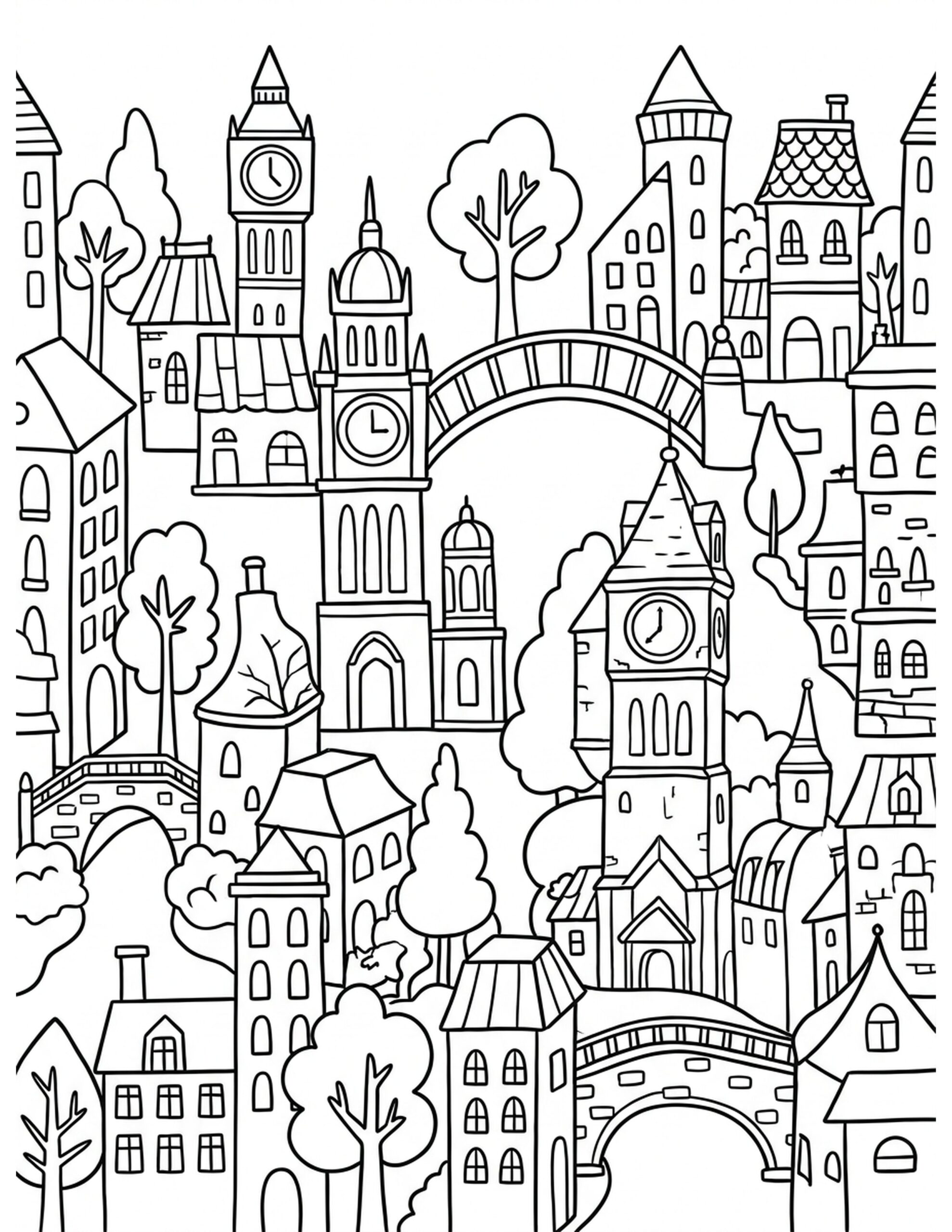 Fun with Monochrome Coloring Page