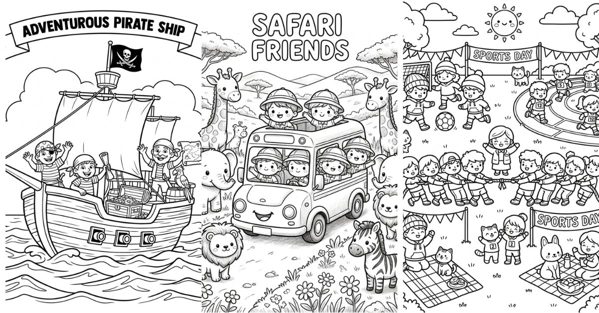17 Free Printable Coloring Pages for Kids — Ultimate List