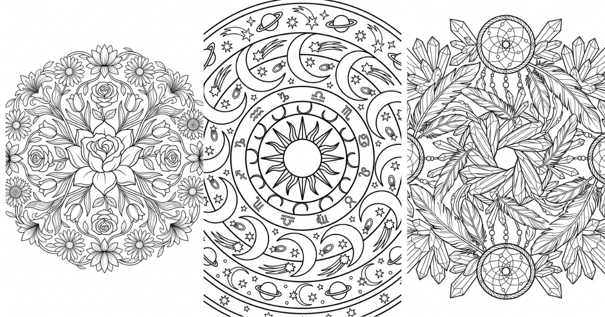 10 Mandala Coloring Pages Free — Beginner to Expert
