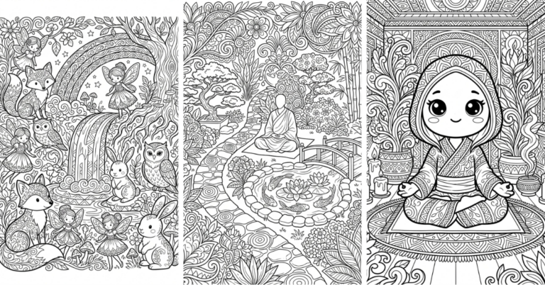 Therapeutic Coloring Pages for Depression Free