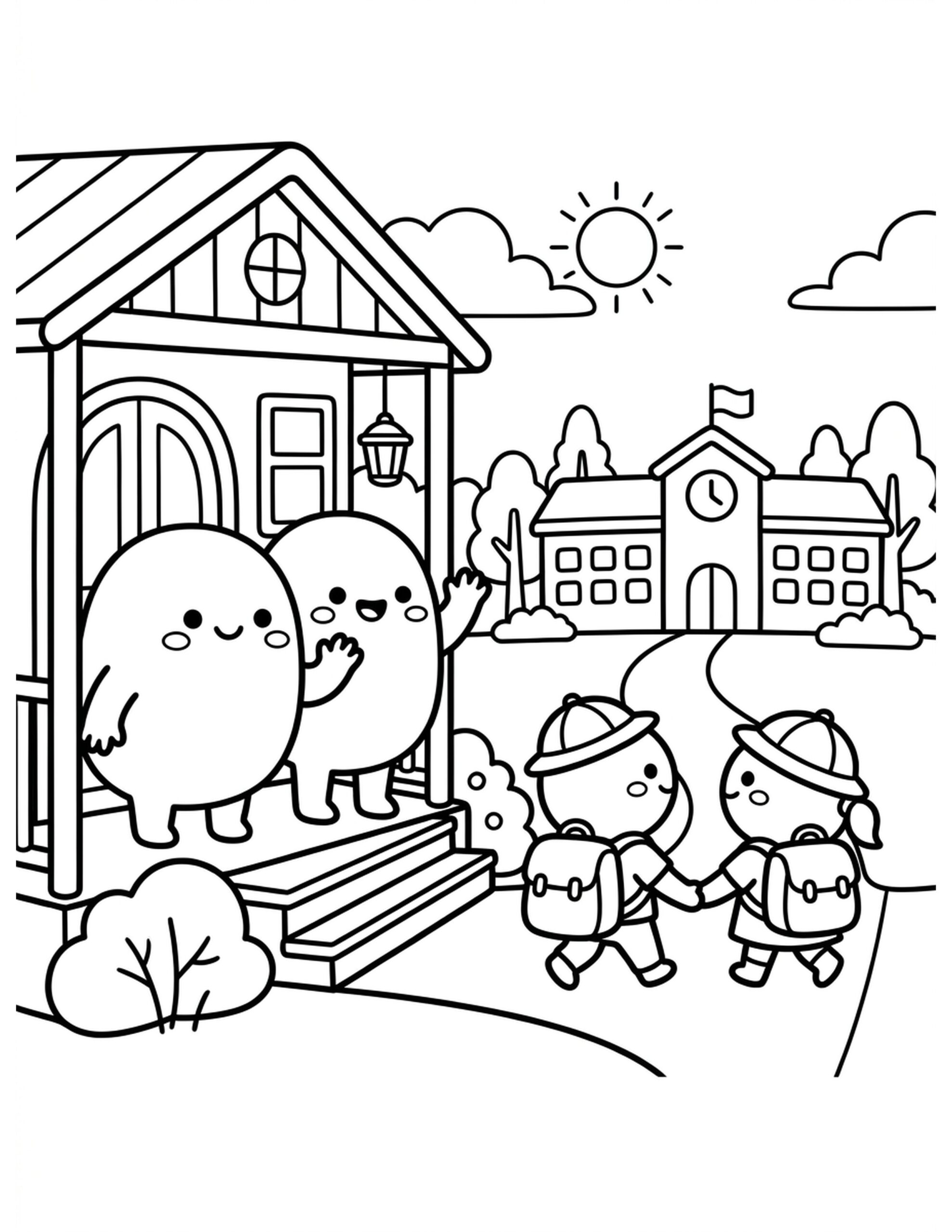The Grand Goodbye Coloring Page