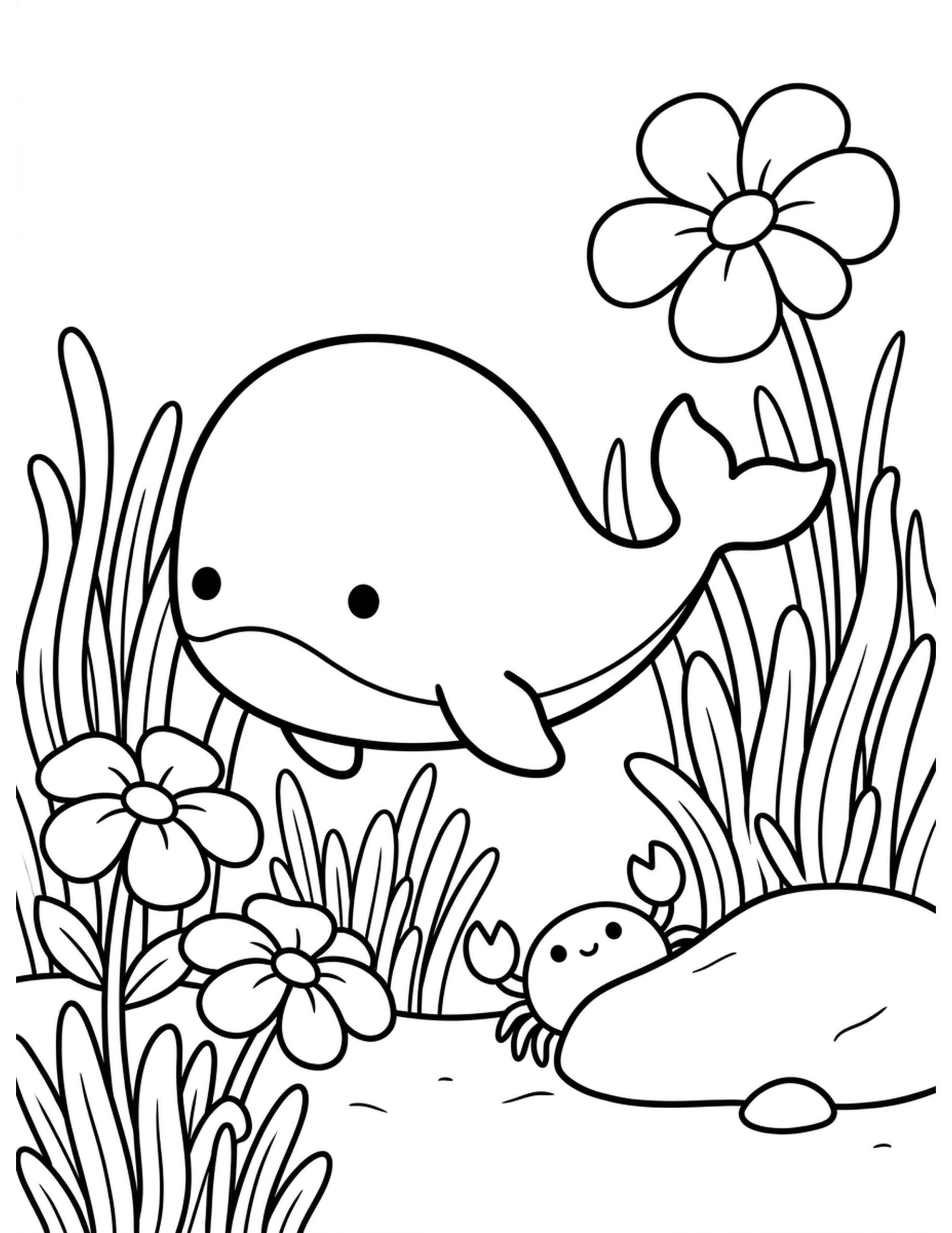 **Undersea Garden** Coloring Page