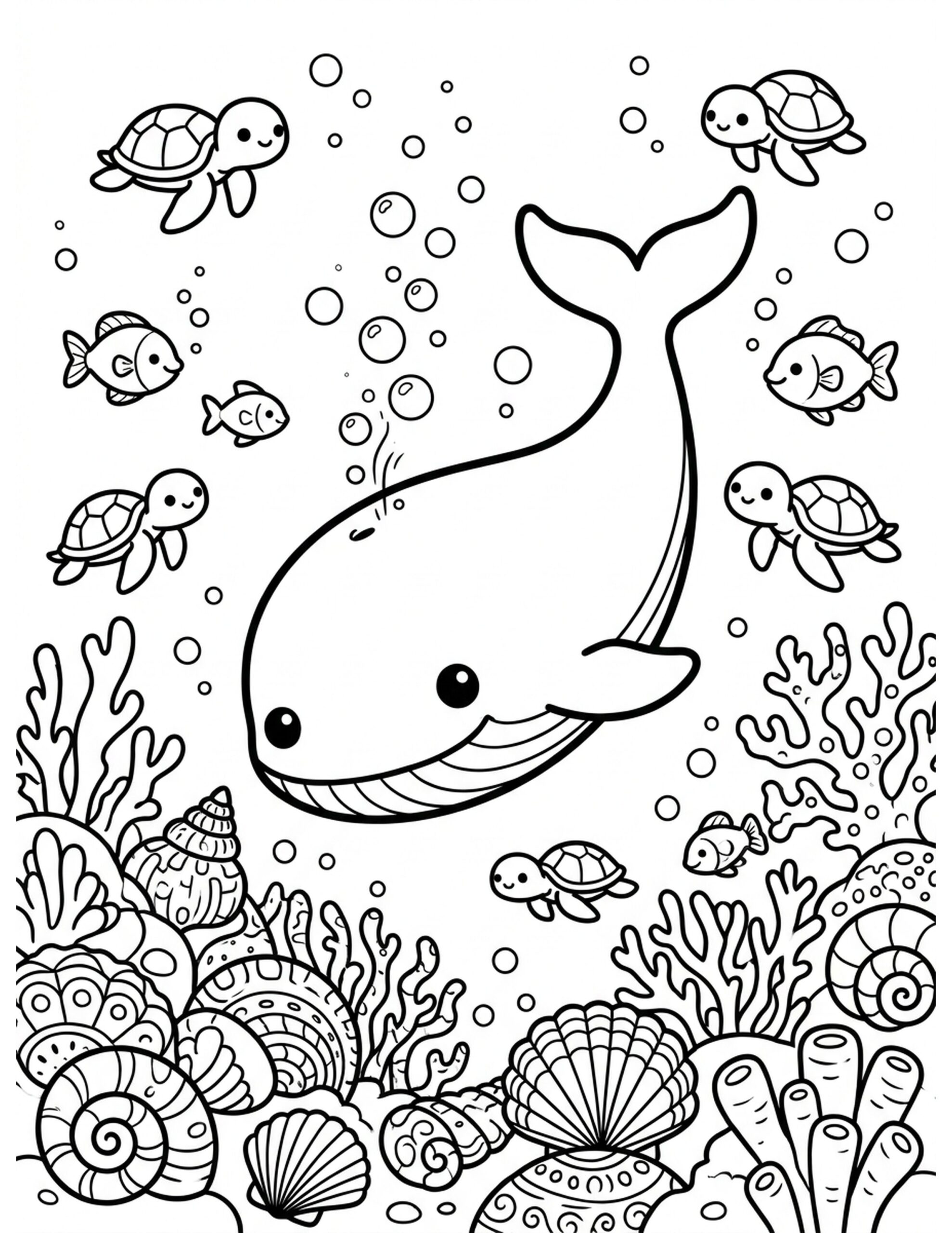 **Diving Deep** Coloring Page